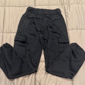 YoungLA Satin Cargo Jogger Pants
